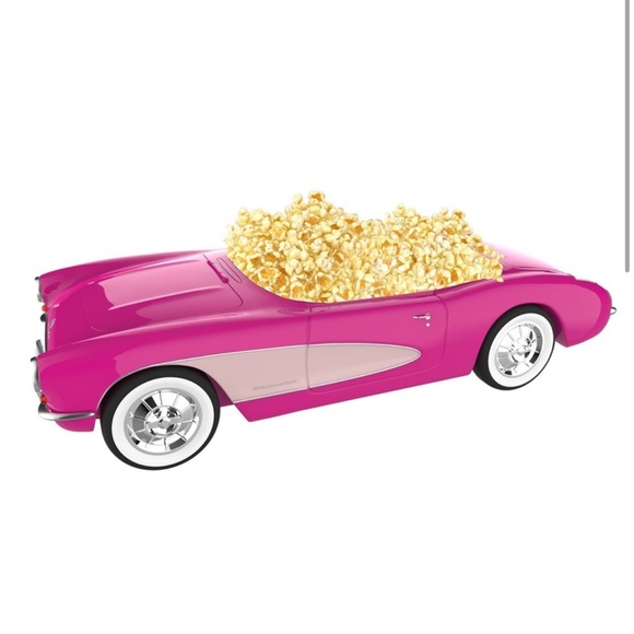 Amc Barbie: The Movie Collectible Pink Corvette Convertible Popcorn Container - Picture 2 of 13